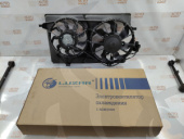 Вентилятор охлаждения радиатора 2170-72 A/C Halla 2вент-ра с кож. Лузар LFК 01270