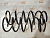 Пружина передняя NISSAN R'NESSA 97-01 LH=RH OBK
