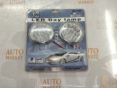 Огни ходовые кругл. Toyota Nissan Mazda Honda Subaru Mitsubishi Renault Chevrolet Citroen Hyundai Kia BMW Mercedes-Benz Peugeot Volkswagen KS-1360