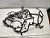 Проводка ДВС подкапотная Toyota Mark II JZX100 1JZGE (3)
