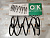 Пружина передняя Nissan CEFIRO A33 01-02 OBK