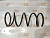 Пружина передняя TOYOTA COROLLA 4WD 95-00/SPACIO 2WD 97-01 OBK